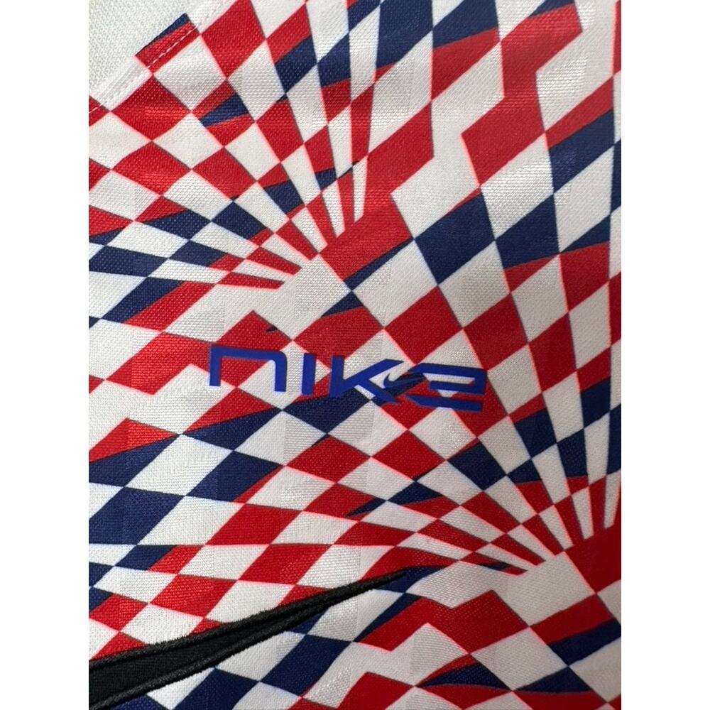 Nike Red White and Blue Long Sleeve Soccer Crop Top Size XS - Picture 4 of 8